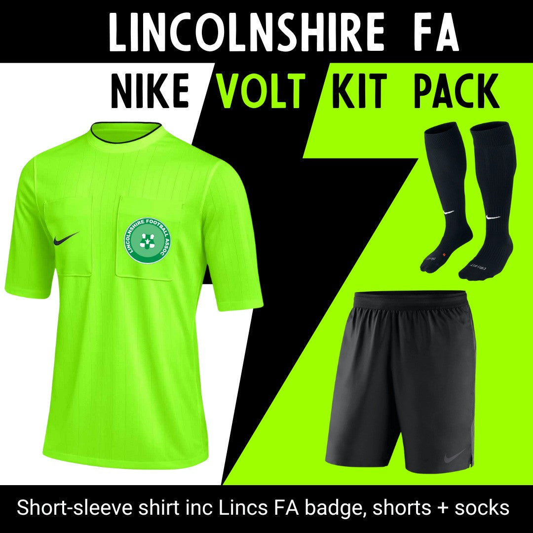 Lincolnshire FA Nike Volt Referee Pack