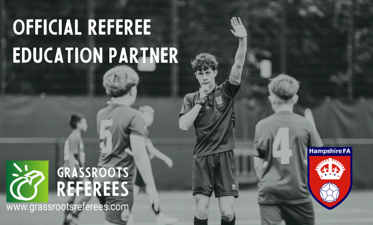 Official referee education partner with Hampshire FA