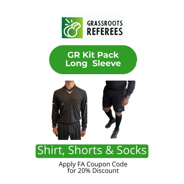 GR Unisex Referee Kit Pack - Long Sleeve – Grassroots Referees
