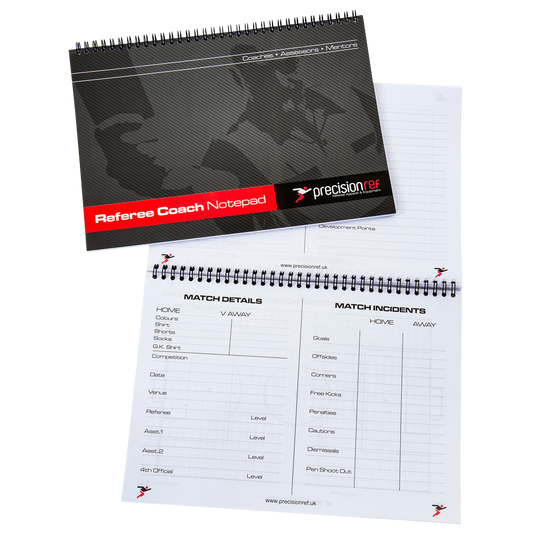 A4 Referee Coach/Assessor Notepad